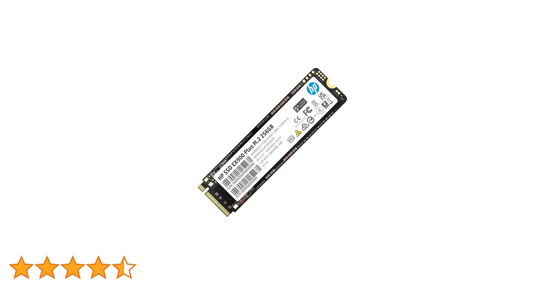 Amazon | HP EX900 Plus NVMe PCIe M.2インターフェイスSSD、GEN